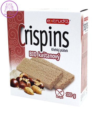 Crispins plátek kaštanový BIO 100g Extrudo bez lepku 334