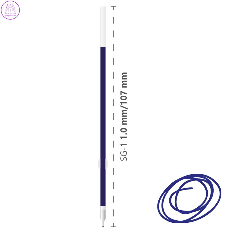Náplň olejová Semi-Gel SG-1/1,0 mm, modrá 1 ks