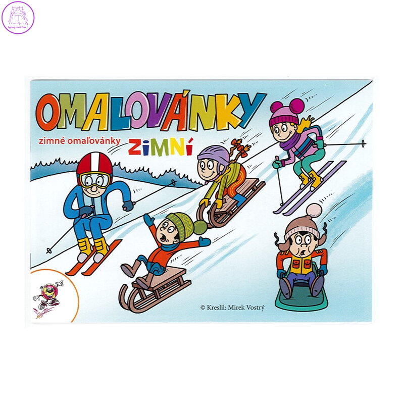 Omalovánka A5 LUX - Zimní