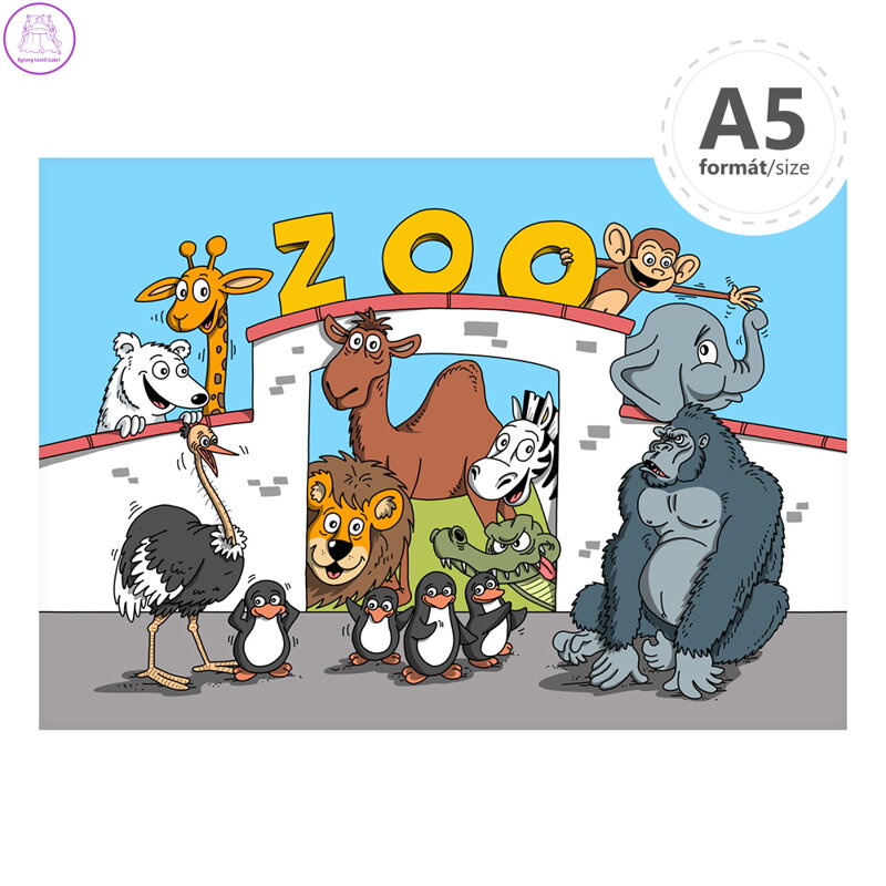 Omalovánka A5 LUX - Zoo