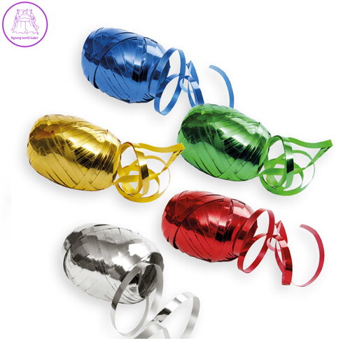 Stuha vajíčko, šířka 5 mm (mix barev)