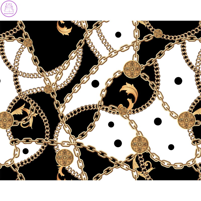 Dárkový balicí papír FLORENTIA 70x100 cm - zlatý řetízek