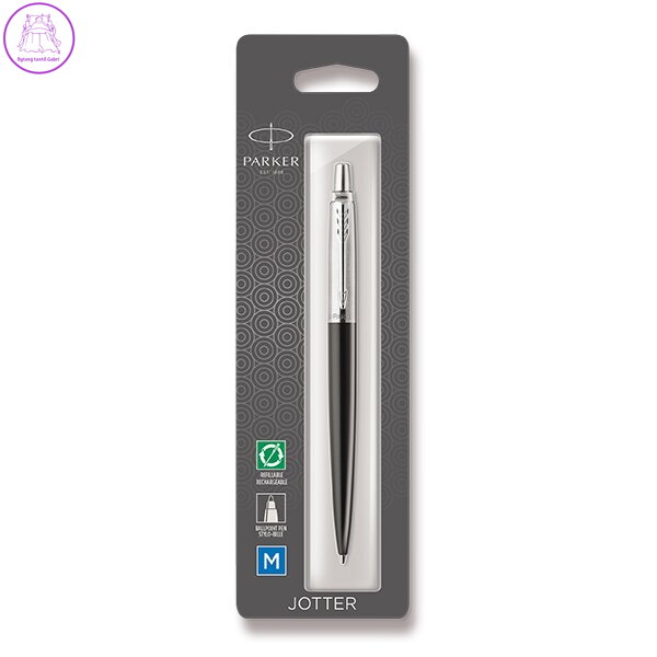 Pero kuličkové PARKER Jotter Bond Street Black CT - blistr