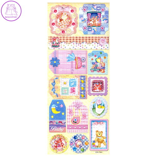 Nálepky  EDS-706 A-B dekorační