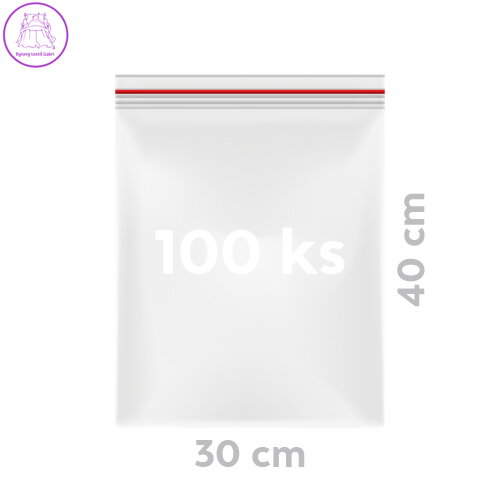 Sáčky rychlouzavírací 30 x 40 cm (100 ks v bal.)