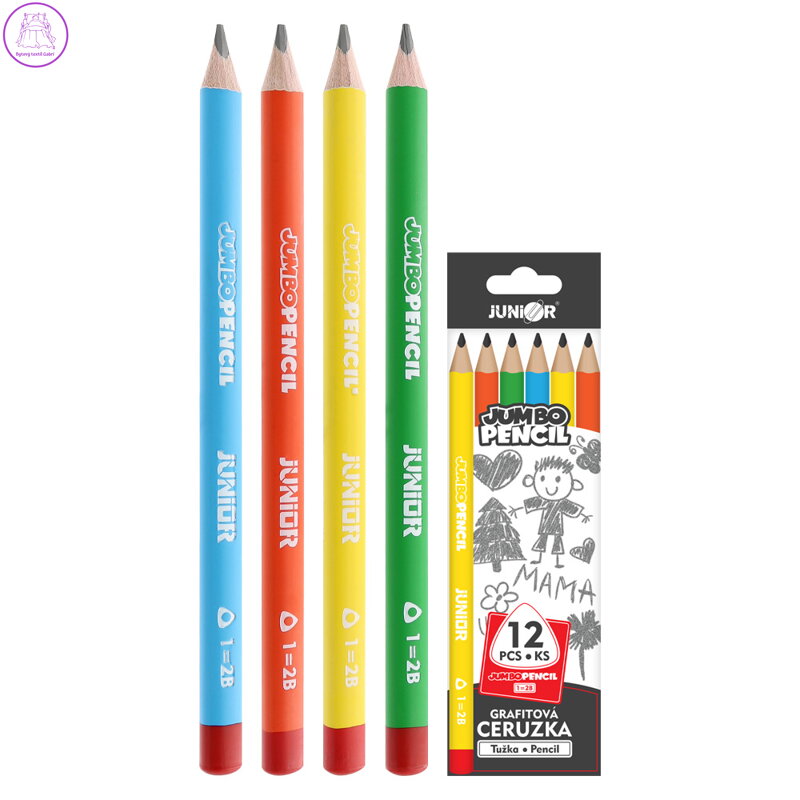 Tužka grafitová JUNIOR JUMBO PENCIL trojhranná - tvrdost 2B (č.1)