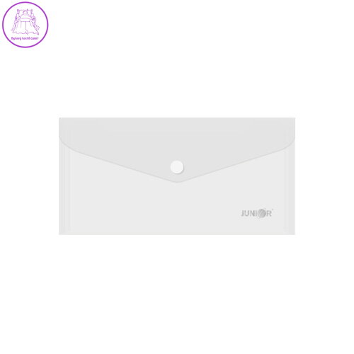 Obal s patentkou PP/DL, průhledný/transparentní