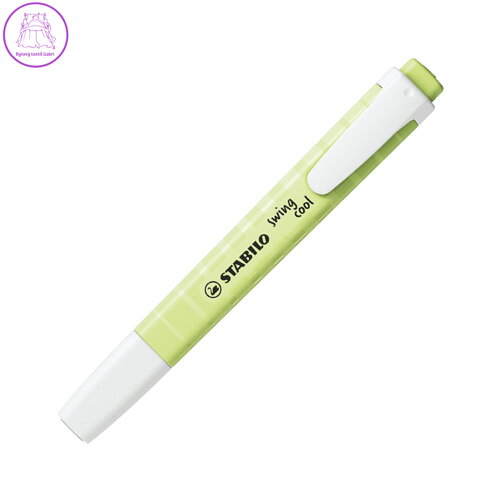 Zvýrazňovač STABILO swing cool Pastel Edition limetková