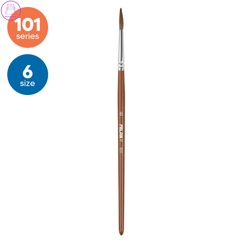 Štětec kulatý MILAN č.6  - 101