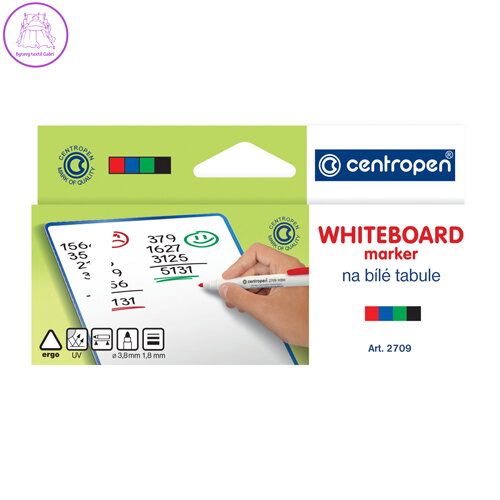 Popisovač CENTROPEN 2709 Whiteboard - sada 4 ks
