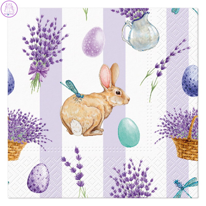 Ubrousky PAW L 33x33cm Lavender Egg