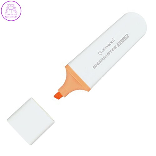Zvýrazňovač CENTROPEN 6252 STYLE SOFT 1-5 mm, oranžový