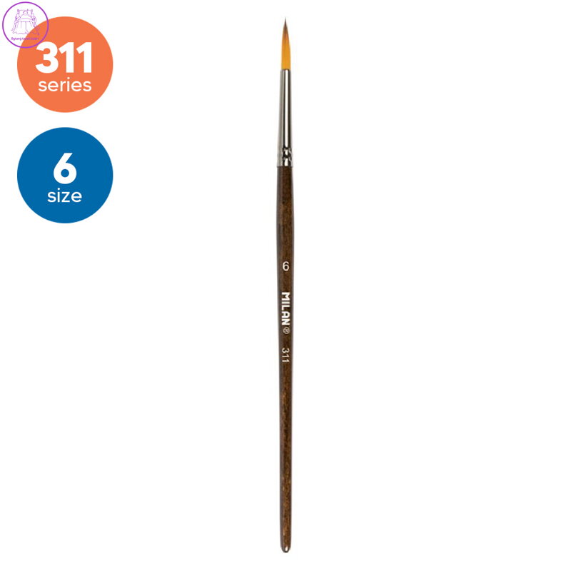 Štětec kulatý MILAN č. 6 - 311