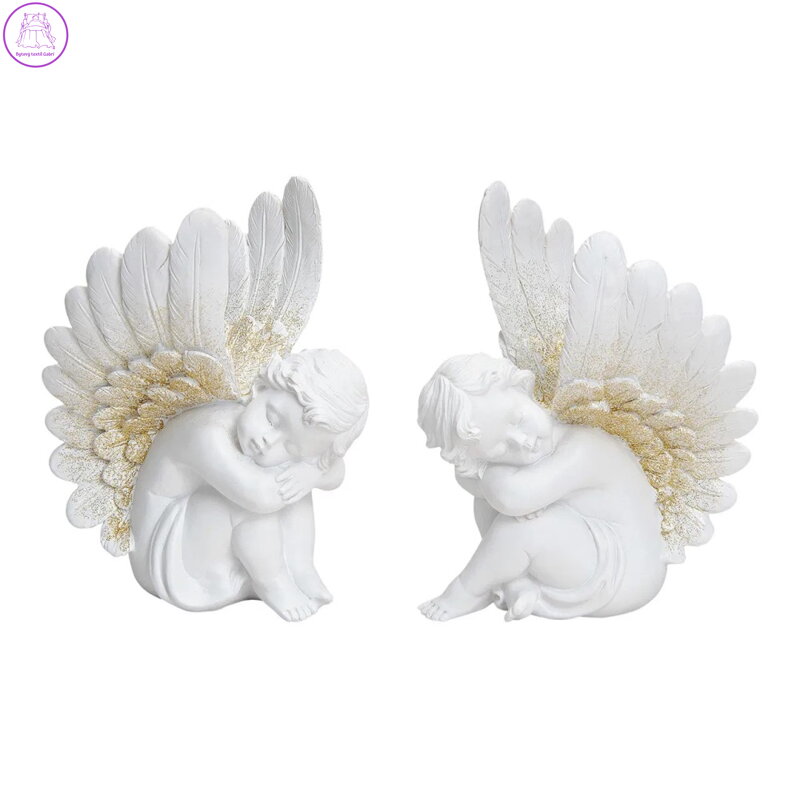 Figurka sedícího anděla 18 cm (mix 2 vzorů /cena za 1 kus)