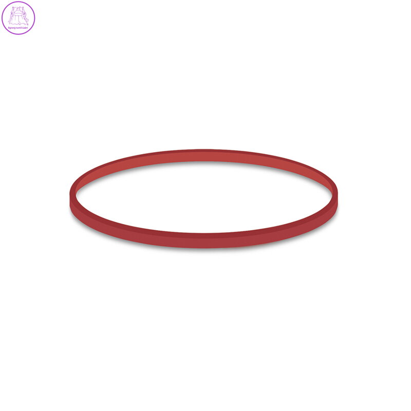 Gumičky červené slabé (1 mm, O 6 cm) [50 g]