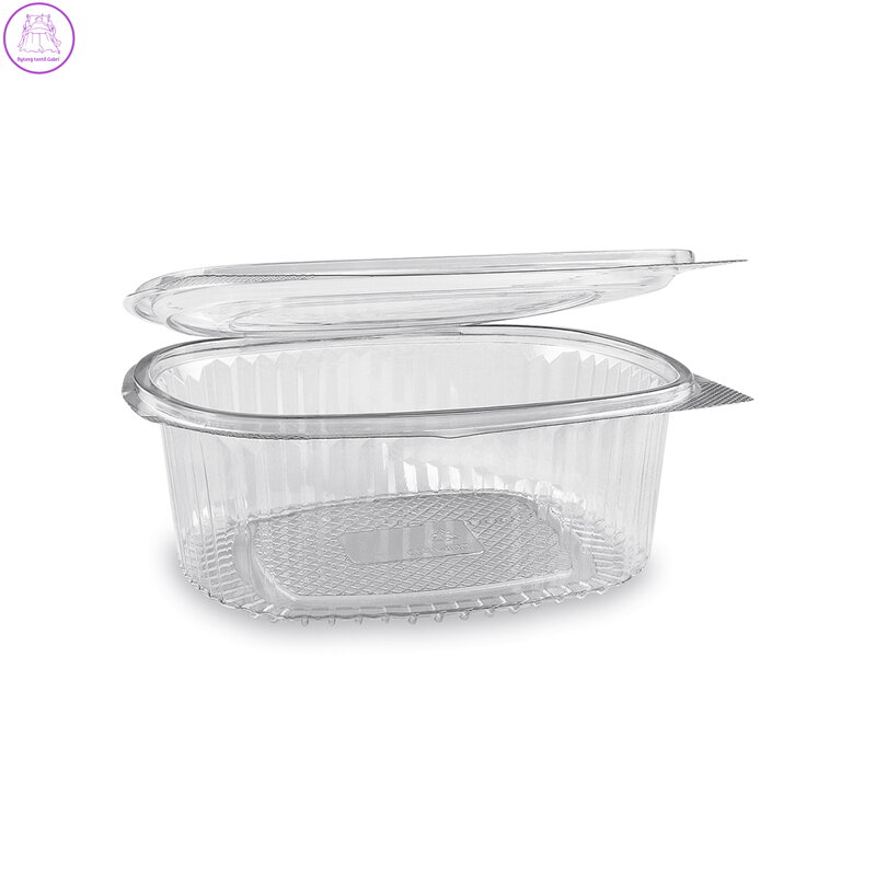 Vanička oválná průhledná s víčkem 1000 ml (PET) 50ks