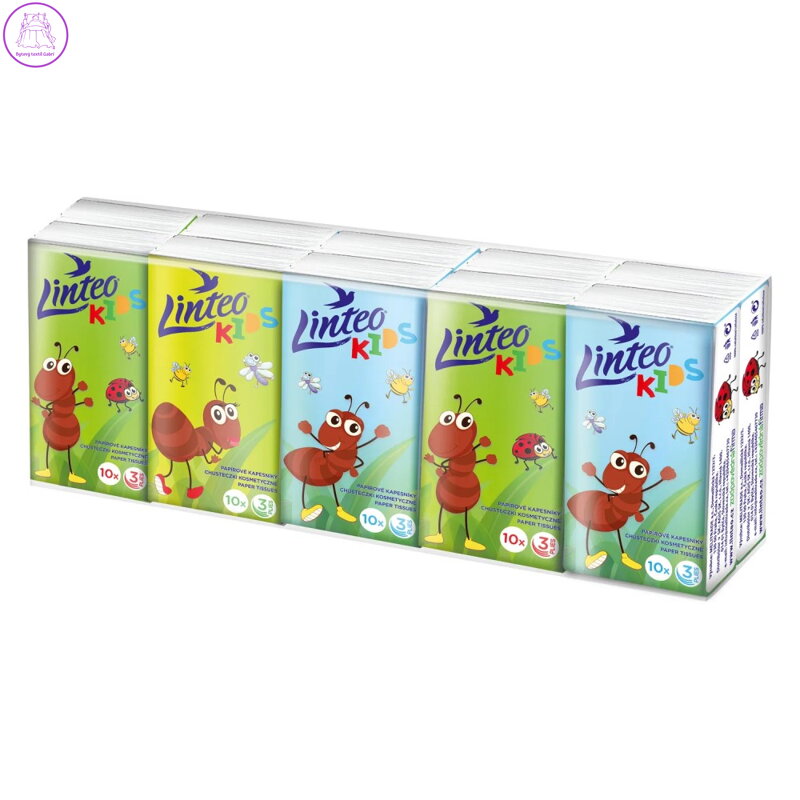 Hygienické, dětské kapesníky Linteo Kids (balení 10 ks)