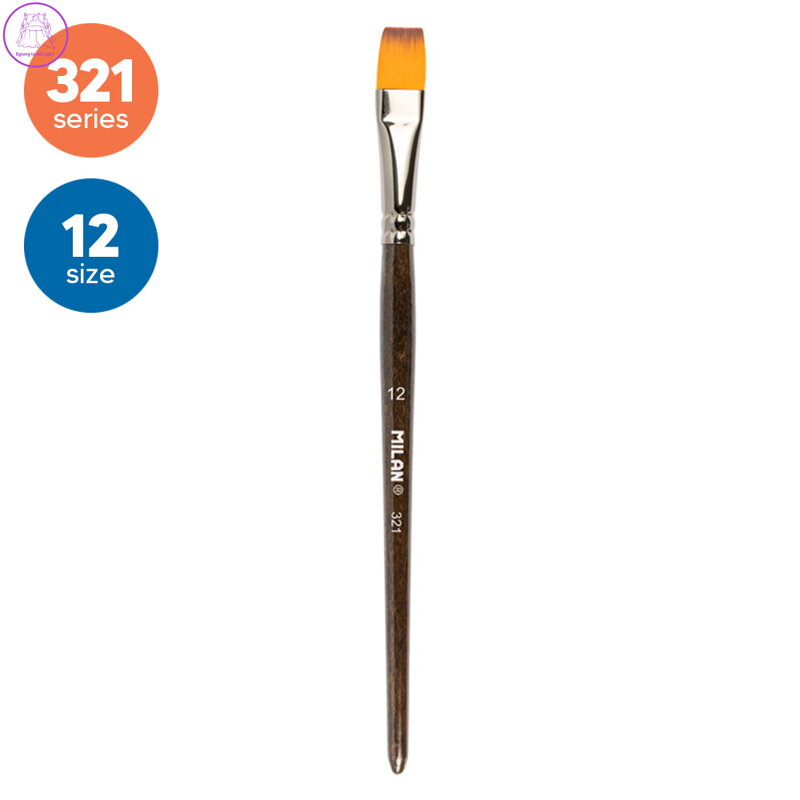 Štětec plochý MILAN č. 12 - 321
