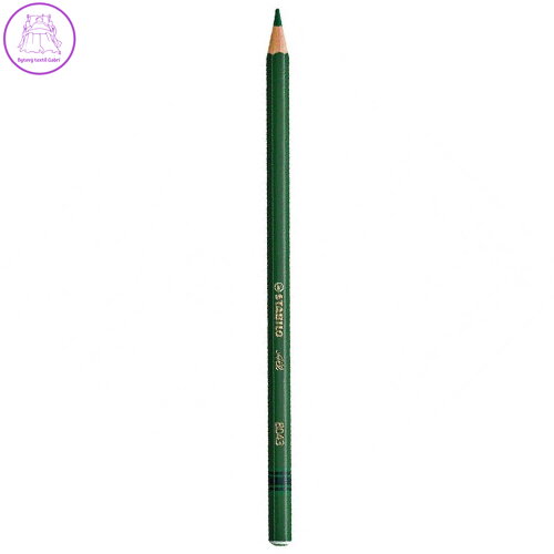 Barevná tužka, šestihranná, na každý povrch, STABILO "All", zelená