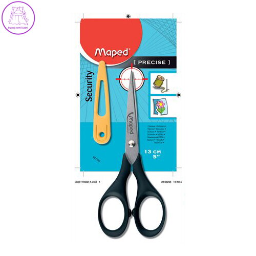 Nůžky MAPED "GENIUS" školní, 13 cm
