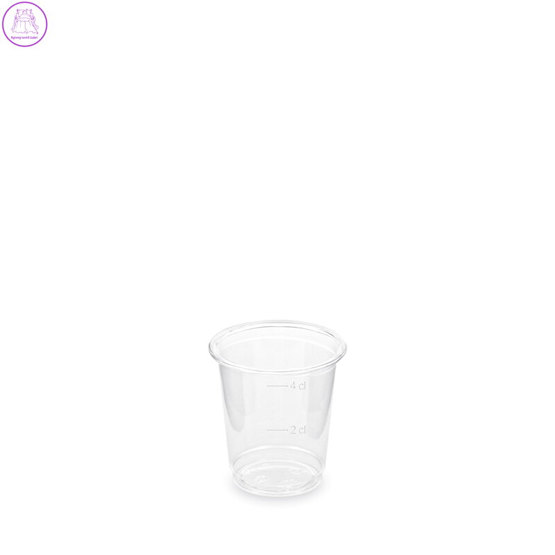 Kelímky číre PET 4cl /40ks/