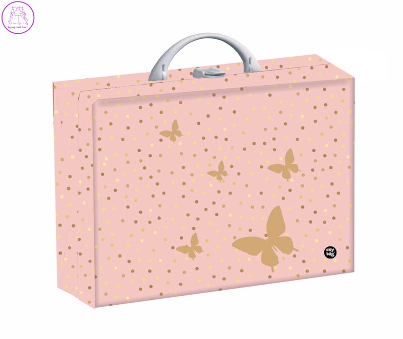 Kufřík lamino hranatý A4 OXY GO Motýl