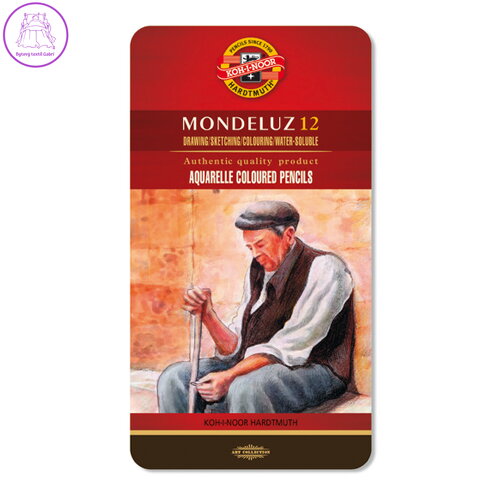 Pastelky Akvarel  v plech. puzdre 12ks