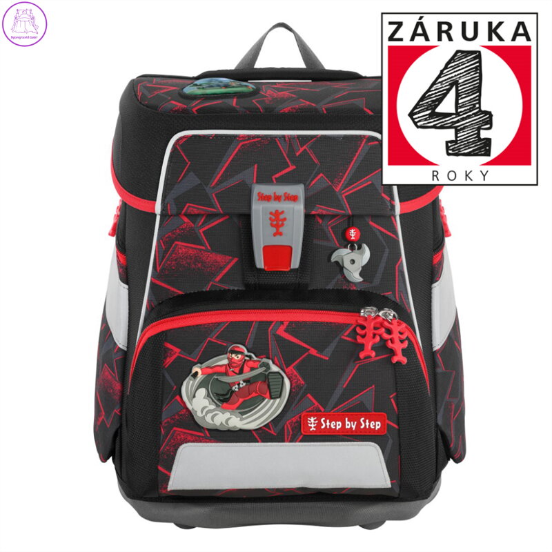 Školní aktovka Space pro prvňáčky - 5-dílný set, Step by Step Ninja Yuma, certifikát AG