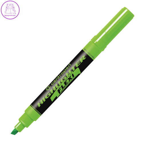 Zvýrazňovač CENTROPEN 8542 FLEXI NEON - zelený