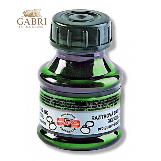 Razítková barva KOH-I-NOOR 50 g, zelená