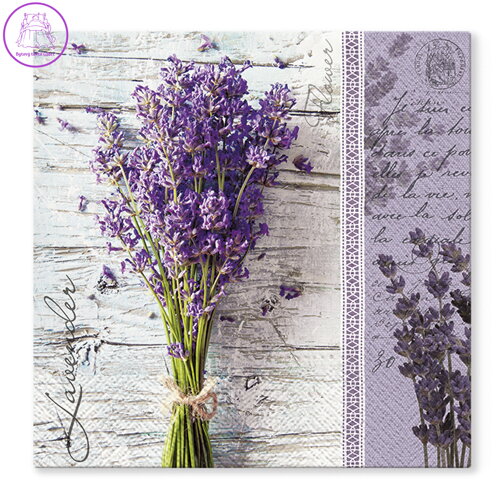 Ubrousky TaT 33x33cm Lavender Bouquet