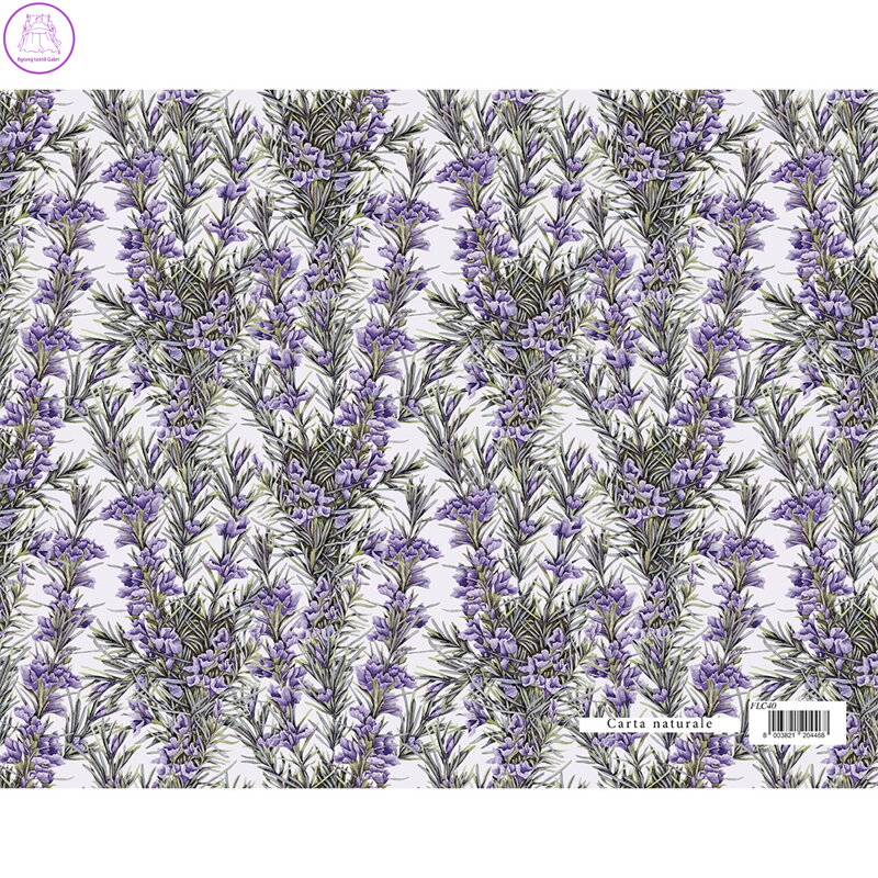 Dárkový balicí papír FLORENTIA 70x100 cm - rozmarýn