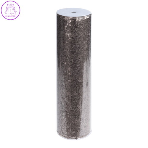 Látka dekorační/organza 250x25 cm - hnědá/matná, 1ks