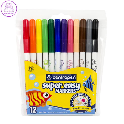 Fixy CENTROPEN 2580 Super Easy, sada 12 ks