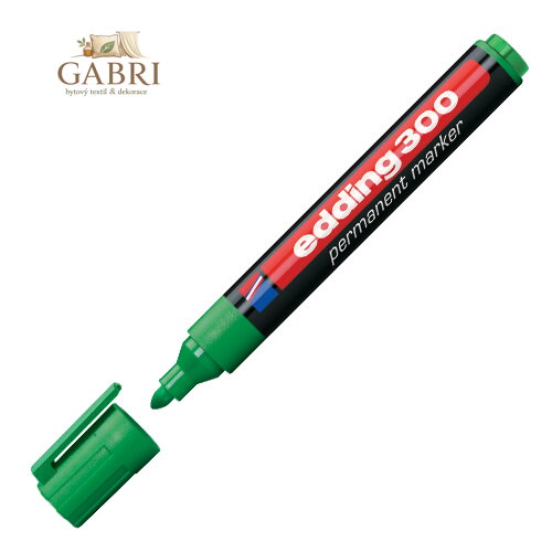 Permanentní popisovač Edding 300 zelený