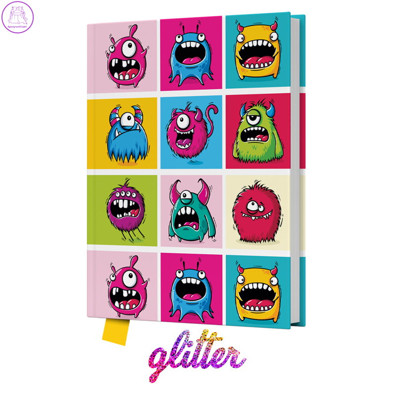 Memorial JUNIOR 14x18 cm, 80 listů - Příšerky