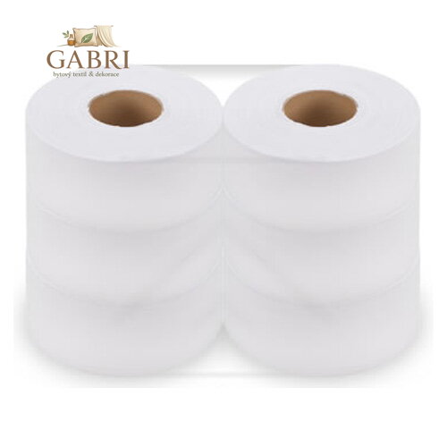 Toaletní papír JUMBO 19 "2vr., 6 ks / v bal.