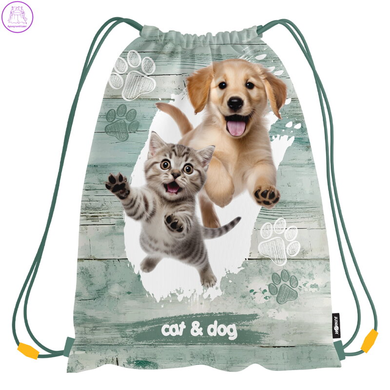 Kapsa na přezůvky s potiskem JUNIOR S8 - Cat & Dog