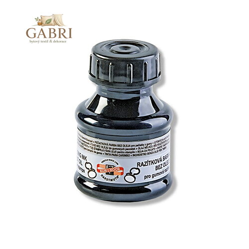 Razítková barva KOH-I-NOOR 50 g, černá