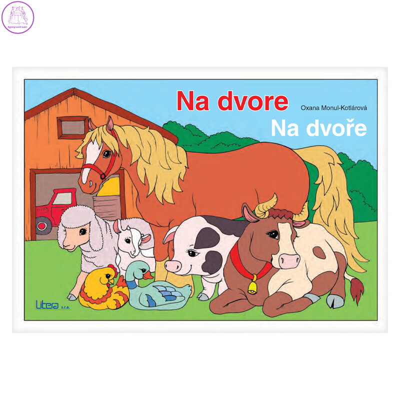 Omalovánka A5 Litera - Na dvorě