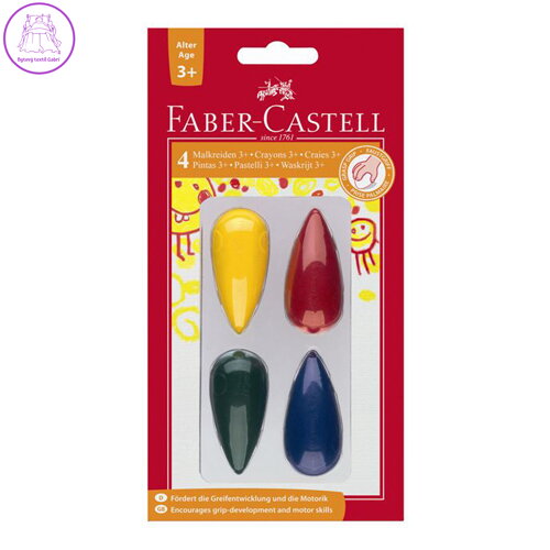 Pastelky Faber-Castell plastové do dlaně slza