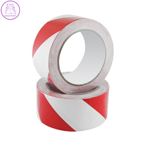 Bezpečnostní páska Safety Tape 48 mm x 20 m, bílo / červená
