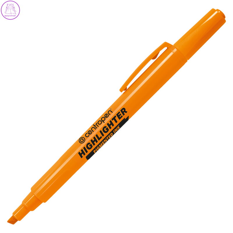 Zvýrazňovač CENTROPEN 8722 - oranžový
