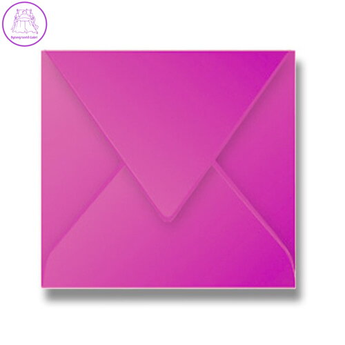 Obálka CF - 165x165 mm, růžová 120g (20ks)