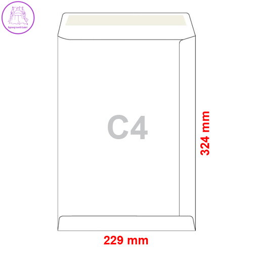 Obálky C4 229x324 mm tašky ofset samolepicí