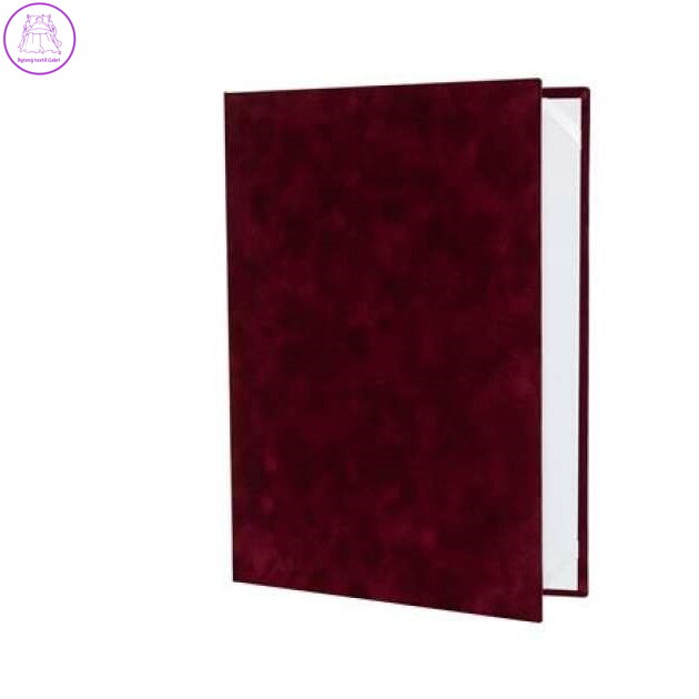 Obal na diplom A4 trojúhel. záložka - bordó barva