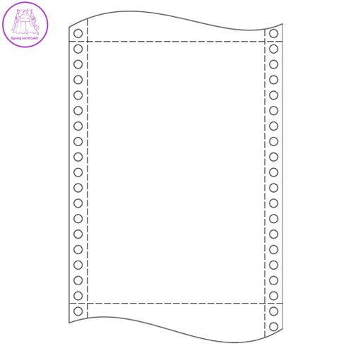 Tabelační papír 25 x 12 "(1 +0) TP BP