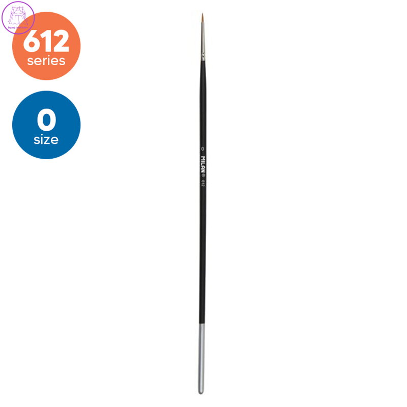 Štětec kulatý MILAN č. 0 - 612