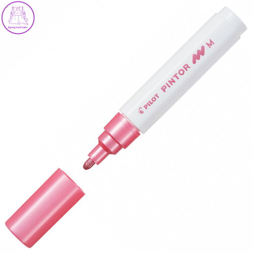 Pintor, PO, Medium, akrylový popisovač metalická růžová