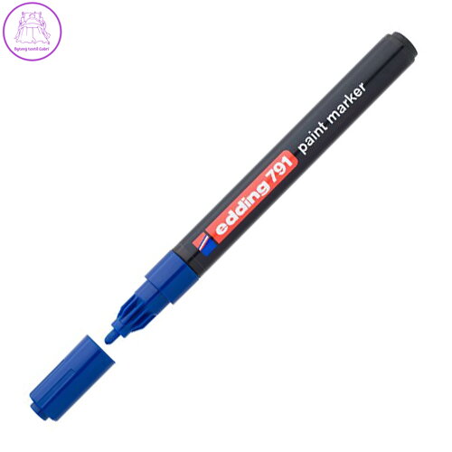 Popisovač lakový Edding 791 modrý